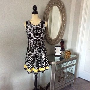 Zebra stripe dress